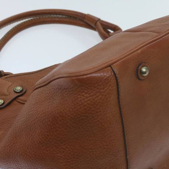 BURBERRY Shoulder Bag Leather Brown Auth yk9592 - Picture 9 of 16